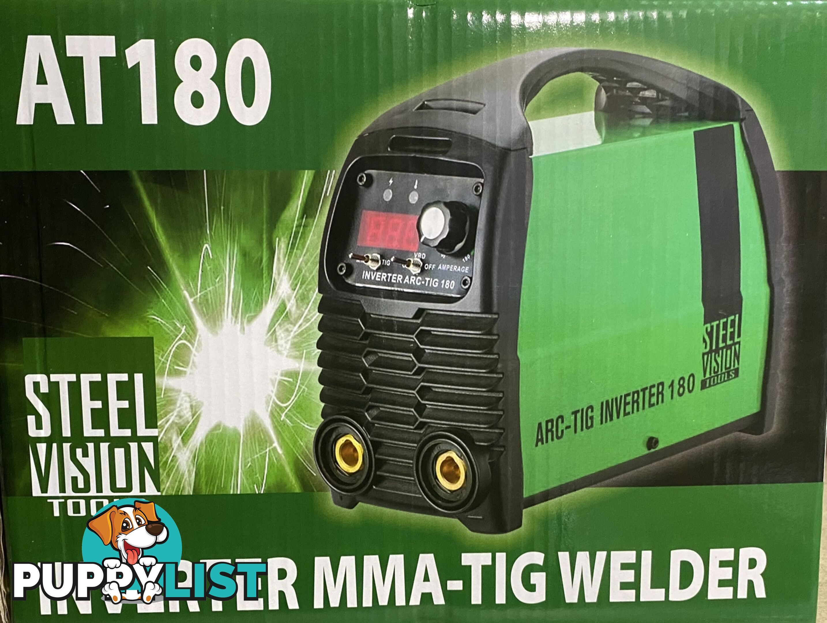 Arc/Tig Inverter Welder 180 Amps with Welding Goggles mask SVAT180Goggles