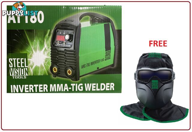 Arc/Tig Inverter Welder 180 Amps with Welding Goggles mask SVAT180Goggles