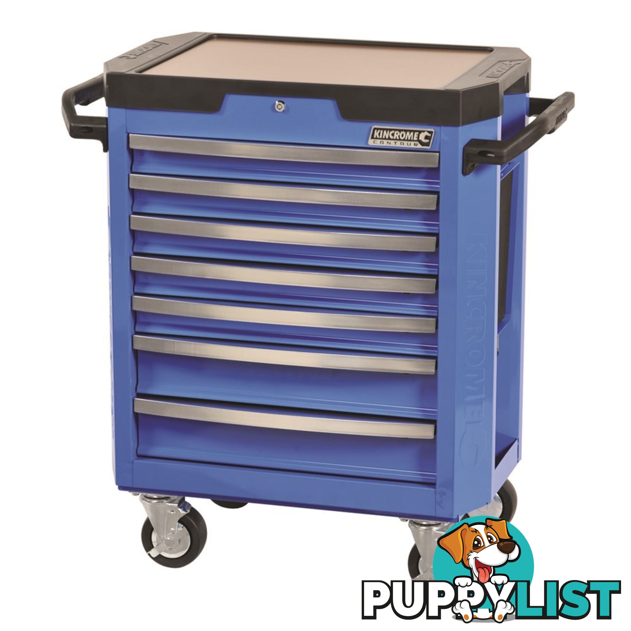 ContourÂ® Tool Trolley 7 Drawer Electric Blue Kincrome K7747