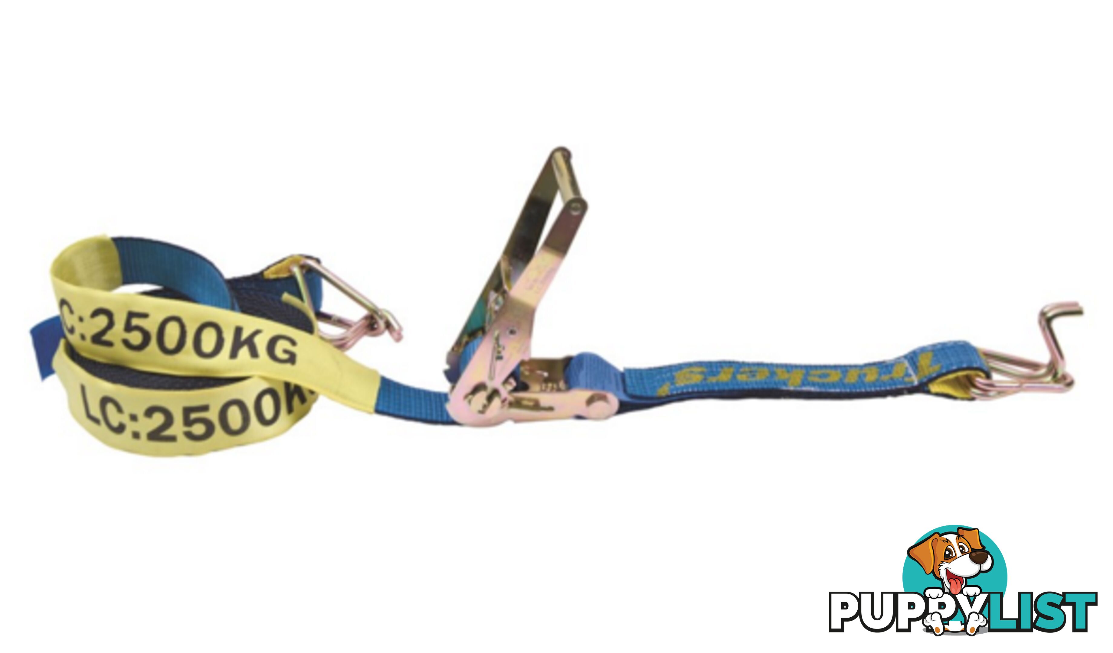 Beaver 50mm Multi-Purpose Ratchet Tie-Down Assembly 50mm x 12m c/w hook & keeper