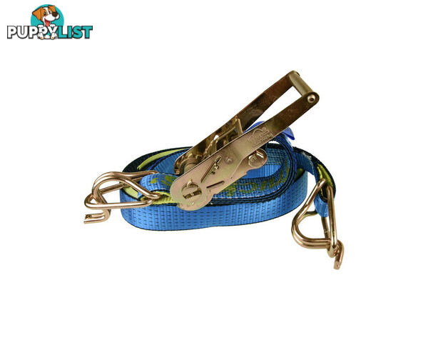 Beaver 50mm Multi-Purpose Ratchet Tie-Down Assembly 50mm x 12m c/w hook & keeper