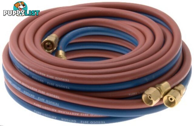 Twin Hose Oxygen / Acetylene 5 Metre Coil 5mm ID HA0505-OA GWTWOA05 400174 UFTH5M 94006083