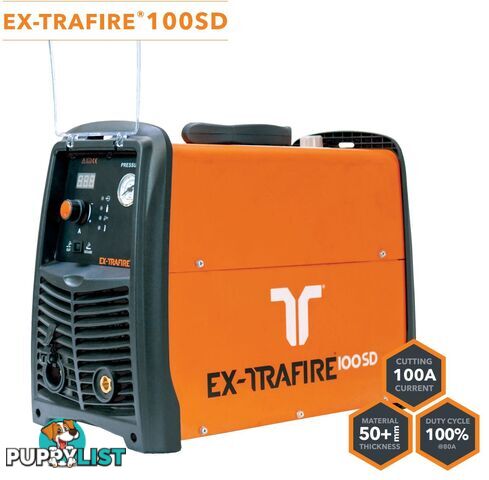 Plasma Cutter 100SD With 8 Metres Mechanized Torch Ex-Trafire EX100SD-M8M