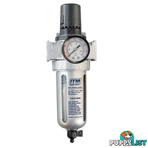 Filter Regulator Heavy Duty 1/4" ITM TM340-012