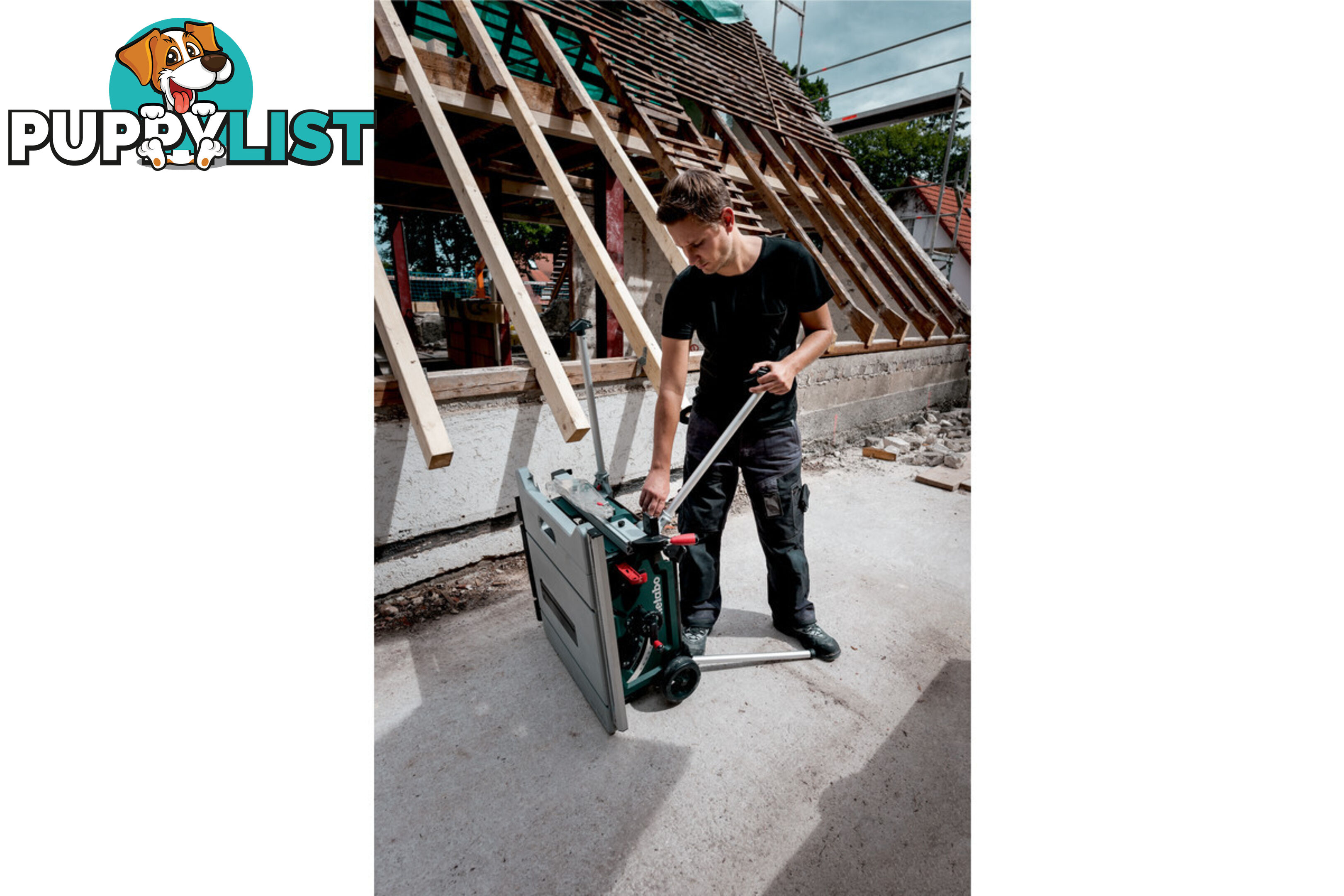 Table Saw Cordless TS 36-18 LTX BL 254 With Stand and Trolley Function (Tool Only) Metabo 613025850