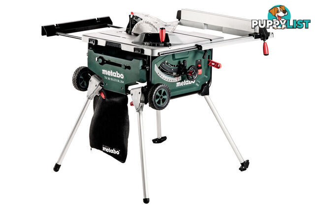 Table Saw Cordless TS 36-18 LTX BL 254 With Stand and Trolley Function (Tool Only) Metabo 613025850