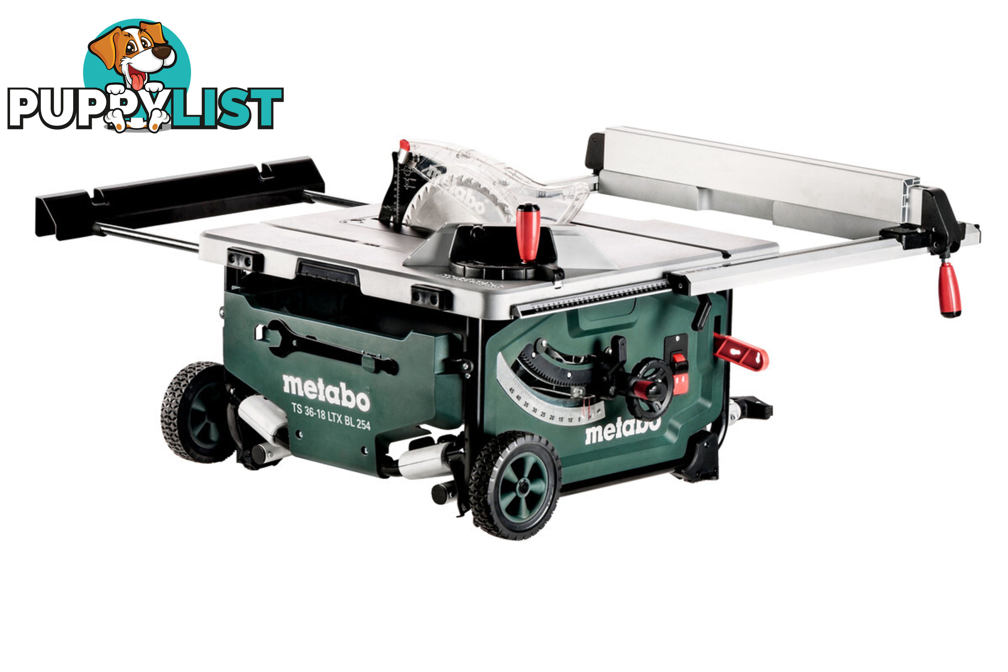 Table Saw Cordless TS 36-18 LTX BL 254 With Stand and Trolley Function (Tool Only) Metabo 613025850