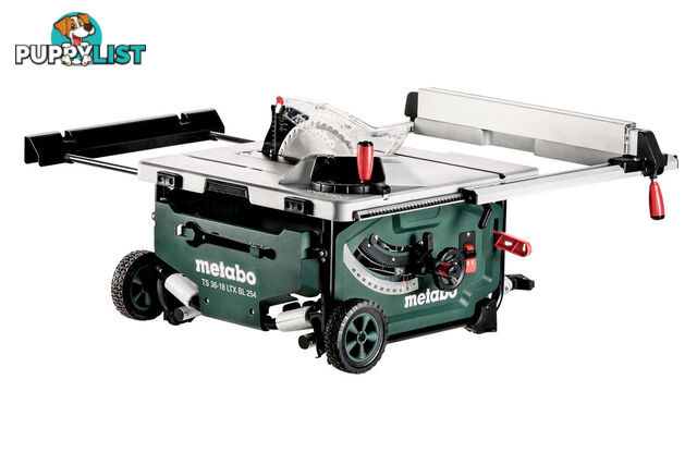 Table Saw Cordless TS 36-18 LTX BL 254 With Stand and Trolley Function (Tool Only) Metabo 613025850