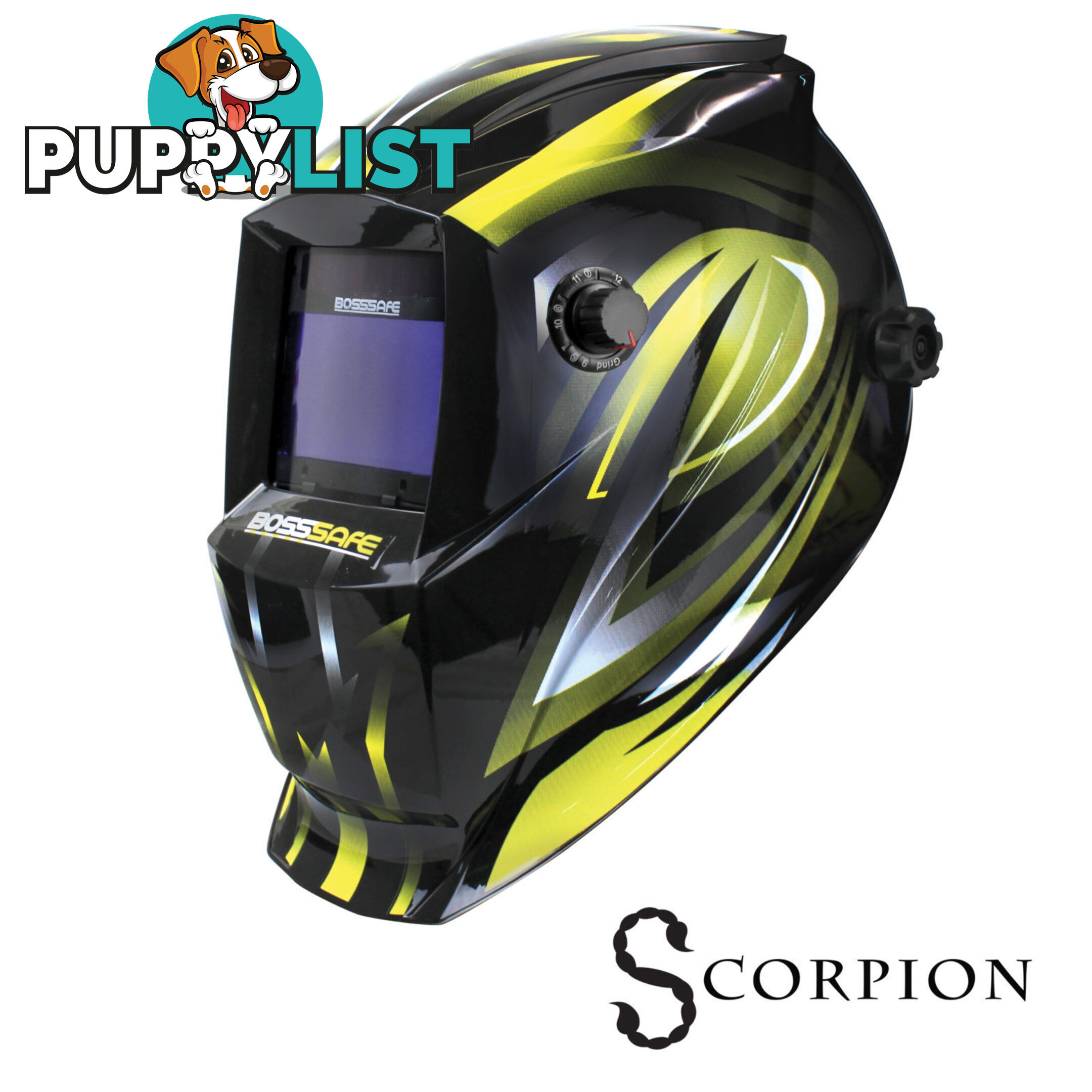 Trade Series Scorpion Electronic Welding Helmet Bossweld 700146