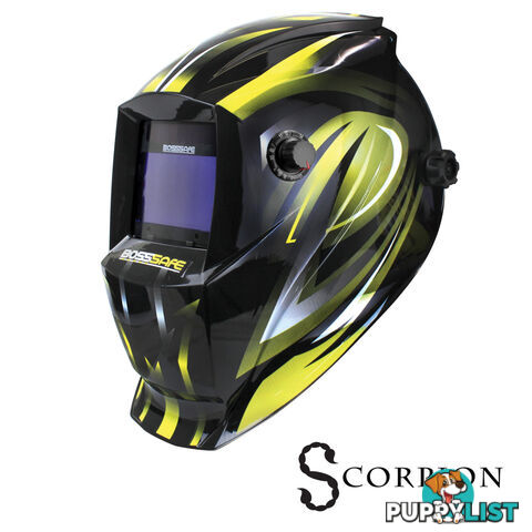 Trade Series Scorpion Electronic Welding Helmet Bossweld 700146