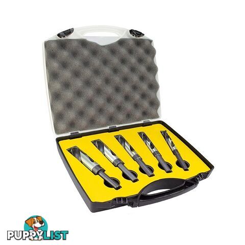 Reduced Shank Metric Drill Set 5 Piece 14mm-25mm Alpha RSM5