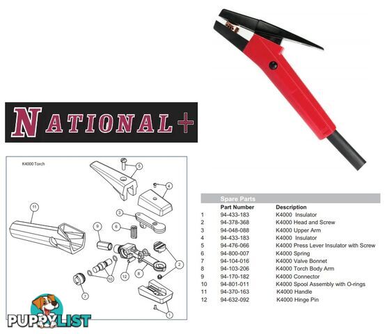 Gouging Torch K3 & K4