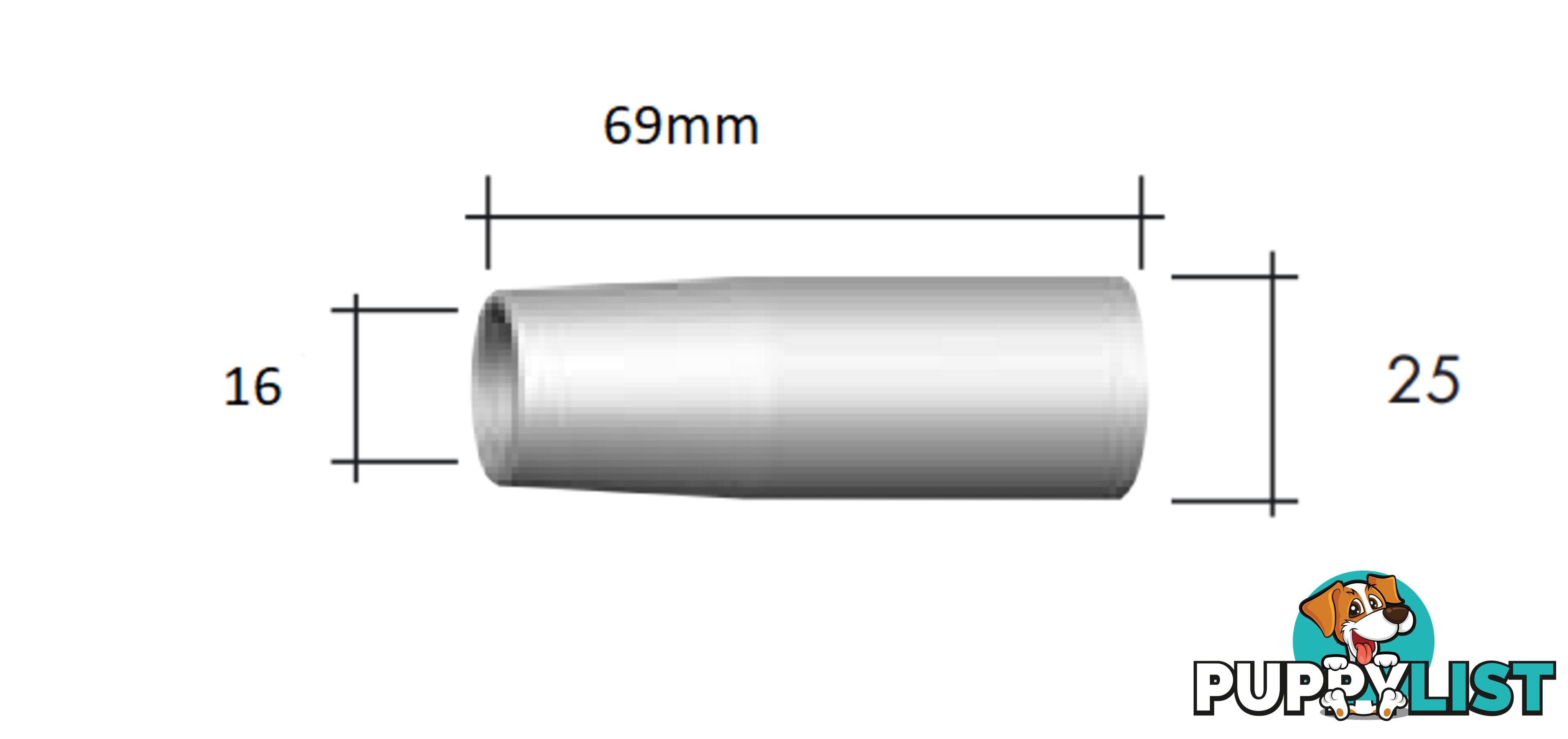 Abimig 355 Gas Nozzle Tap Binzel 145.D022