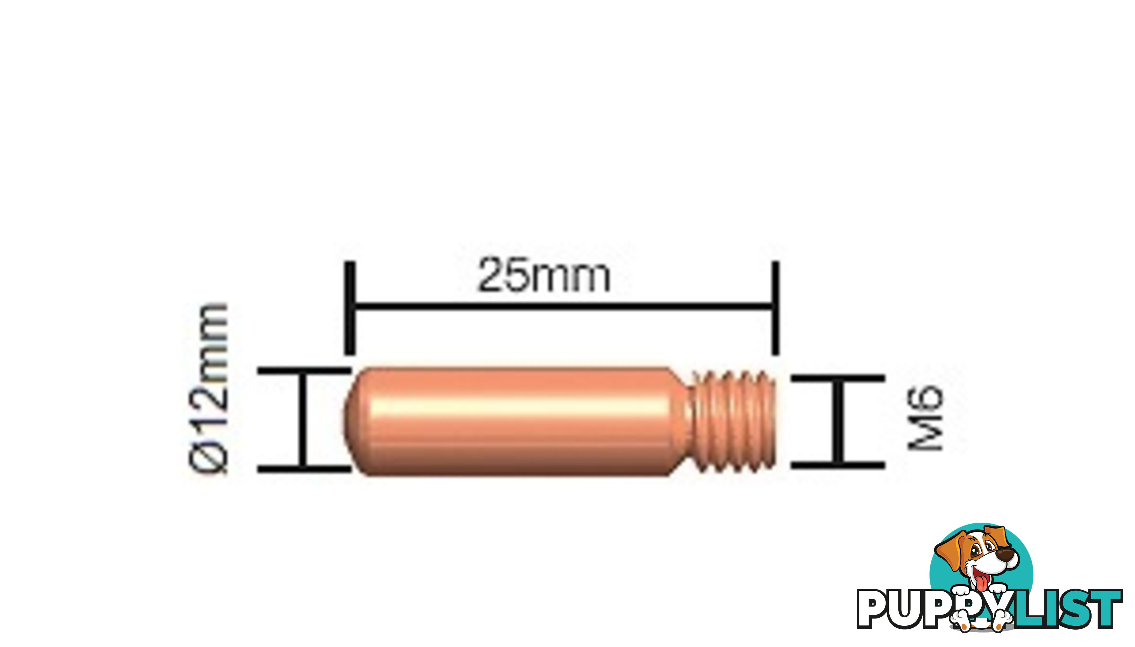 1.2mm Contact Tip Standard Duty (Tweco Style 1) 11-45 Pkt : 10