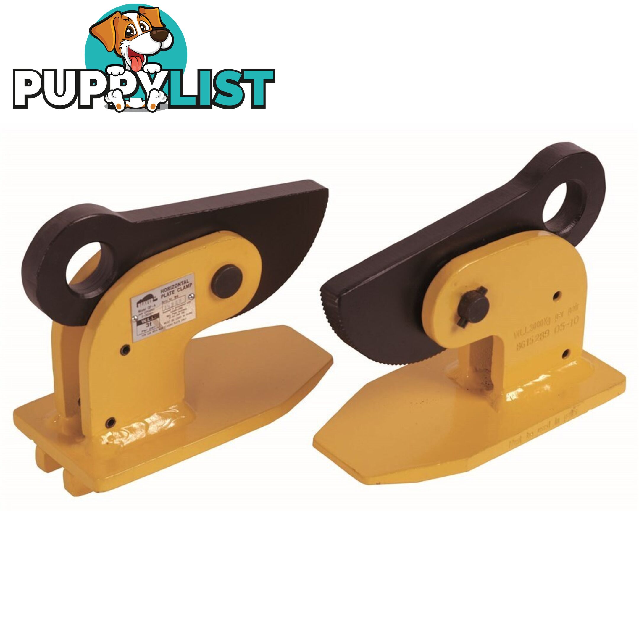 Horizontal Plate Clamp 5T 60mm Jaw Opening Beaver 250500A Pair : 2