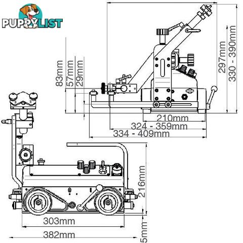 Lizard Welding Carriage 240v ITM WA-LIZARD