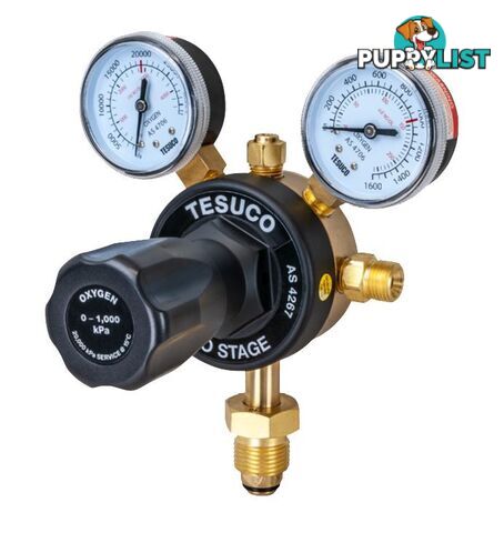 Regulator 2 Stage Bottom Entry Oxygen Type 10 RT2BOX10