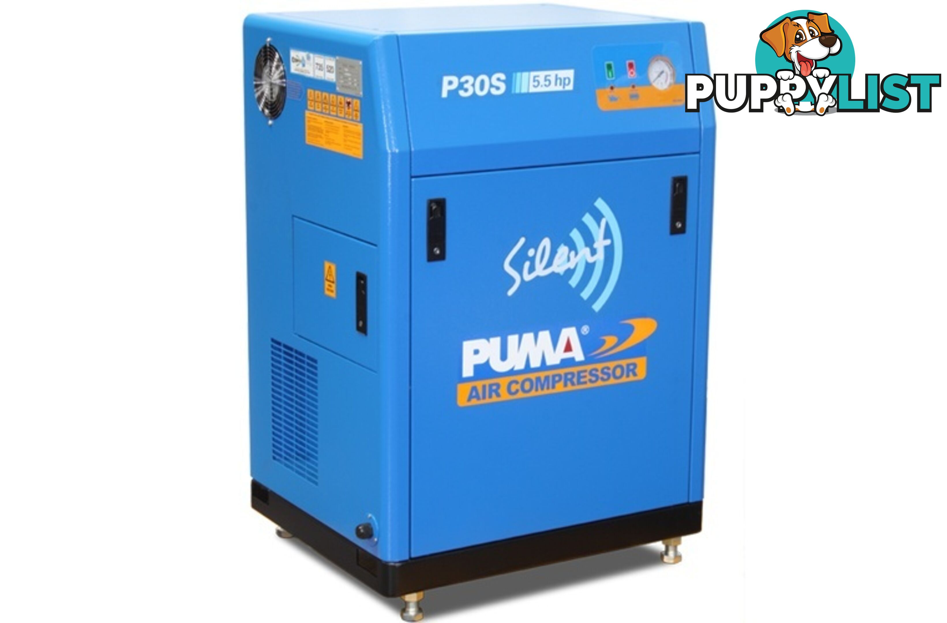 Air Compressor P30S 15V 5.5 hp Silent Puma PU P30S 415V