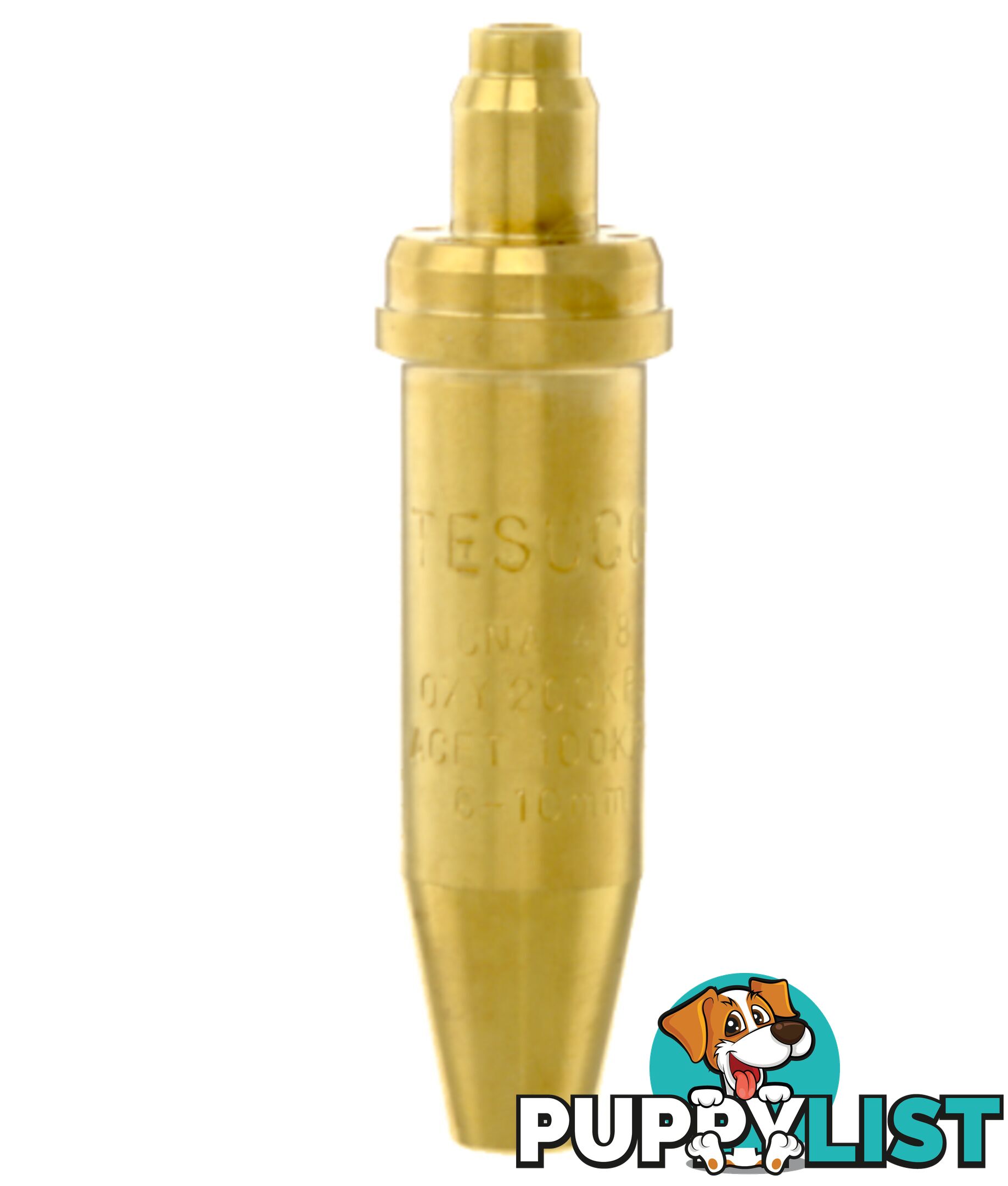 Cutting Nozzle SIZE 12 Oxygen / Acetylene Type 41 Brass Tesuco GWCNA12B