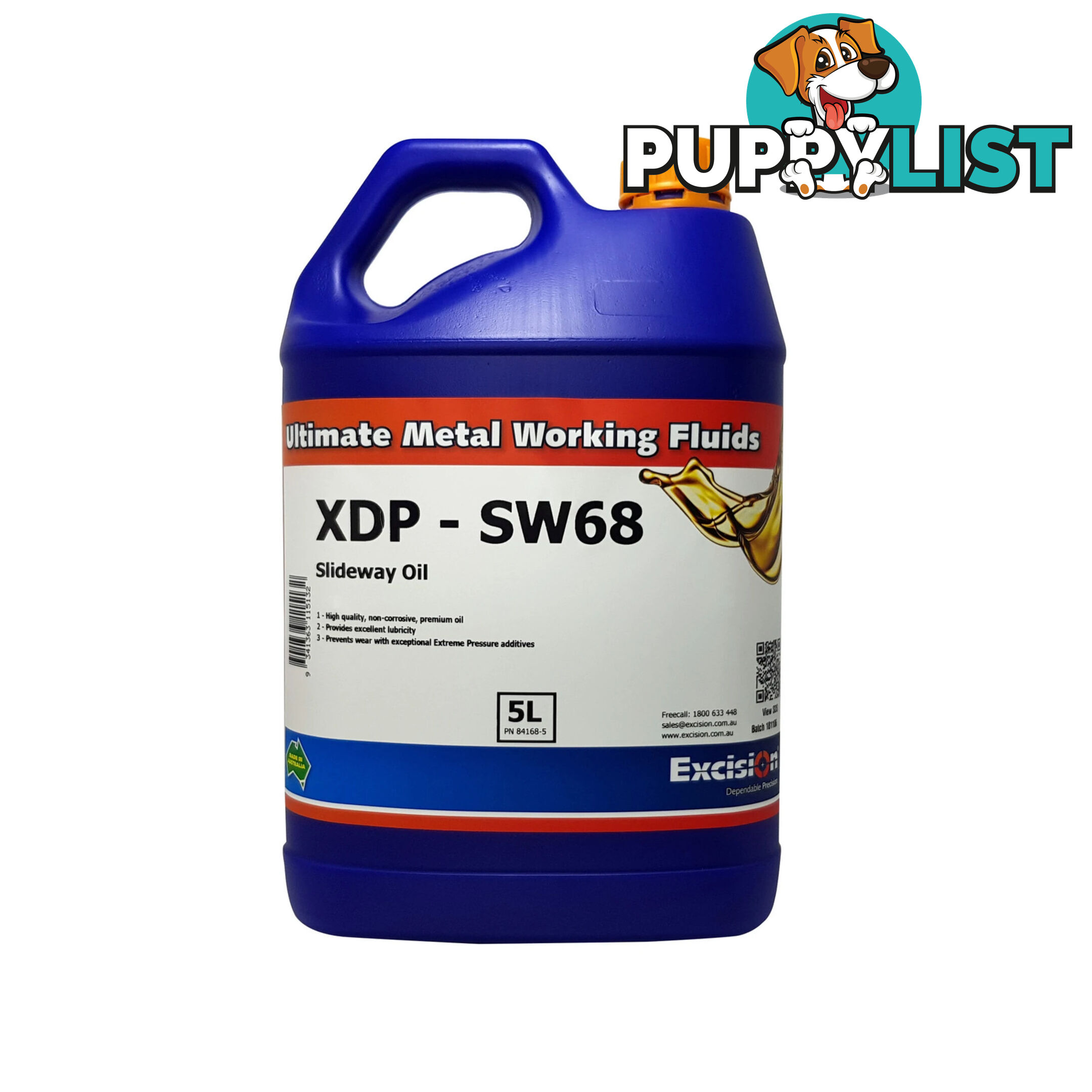 XDP SW68 Slide Way Oil 5 Litres Excision 84168-5