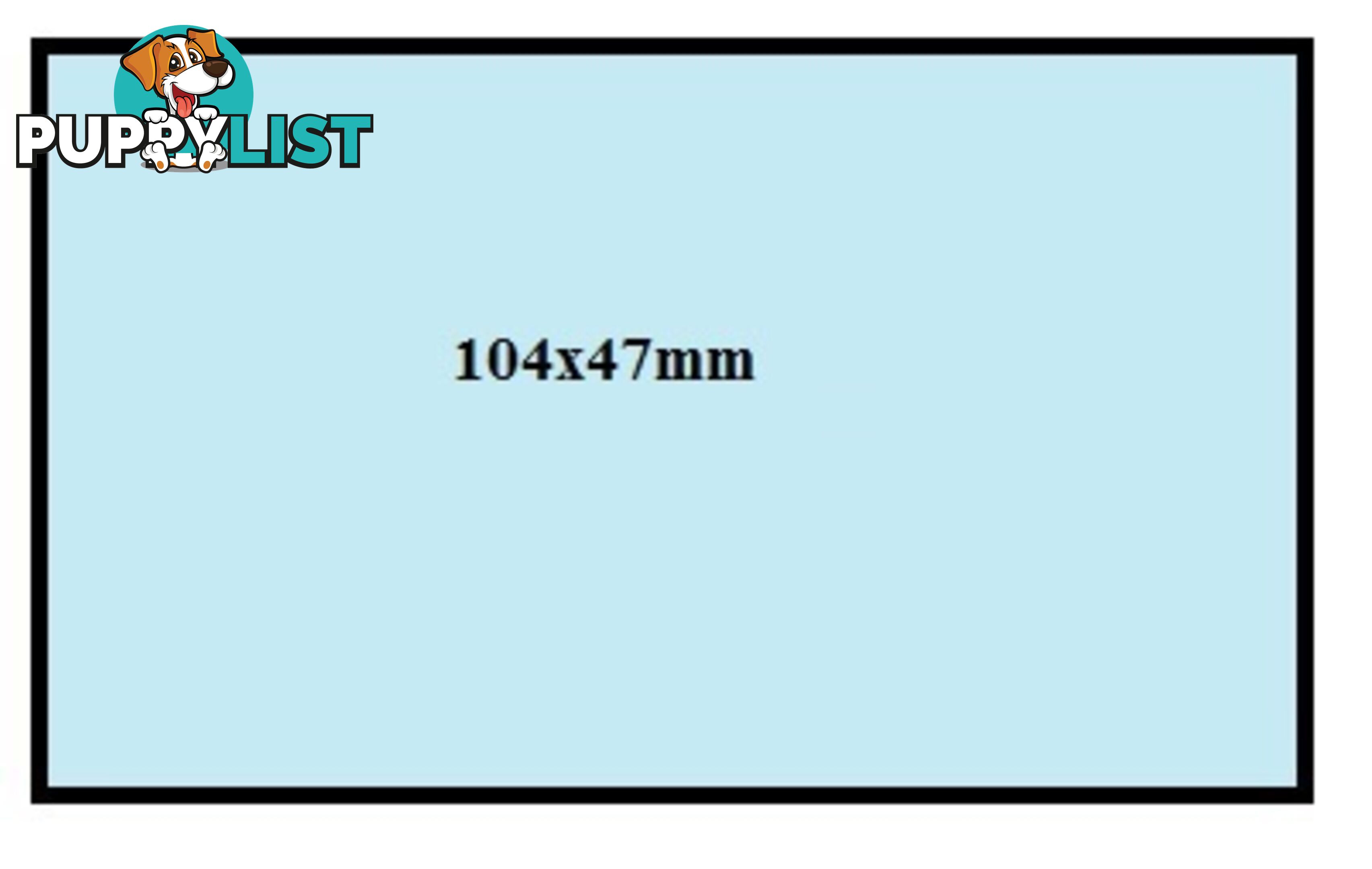 104 x 47mm Welding Cover Lens