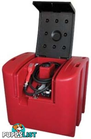 Lockable Diesel Refuelling Storage & Dispensing Kit 450 Litres with Meter Alemlube L45040PAM