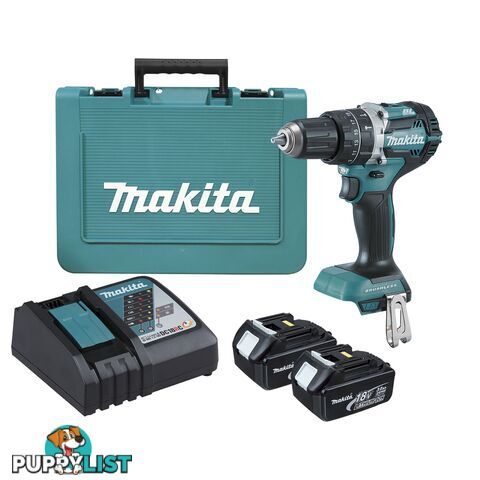 Hammer Driver Drill 18V 60 Nm Torque Brushless Makita DHP484SFE