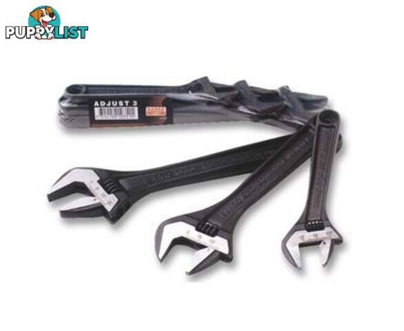 Adjustable Wrench Set 3pc Bahco ADJUST-3