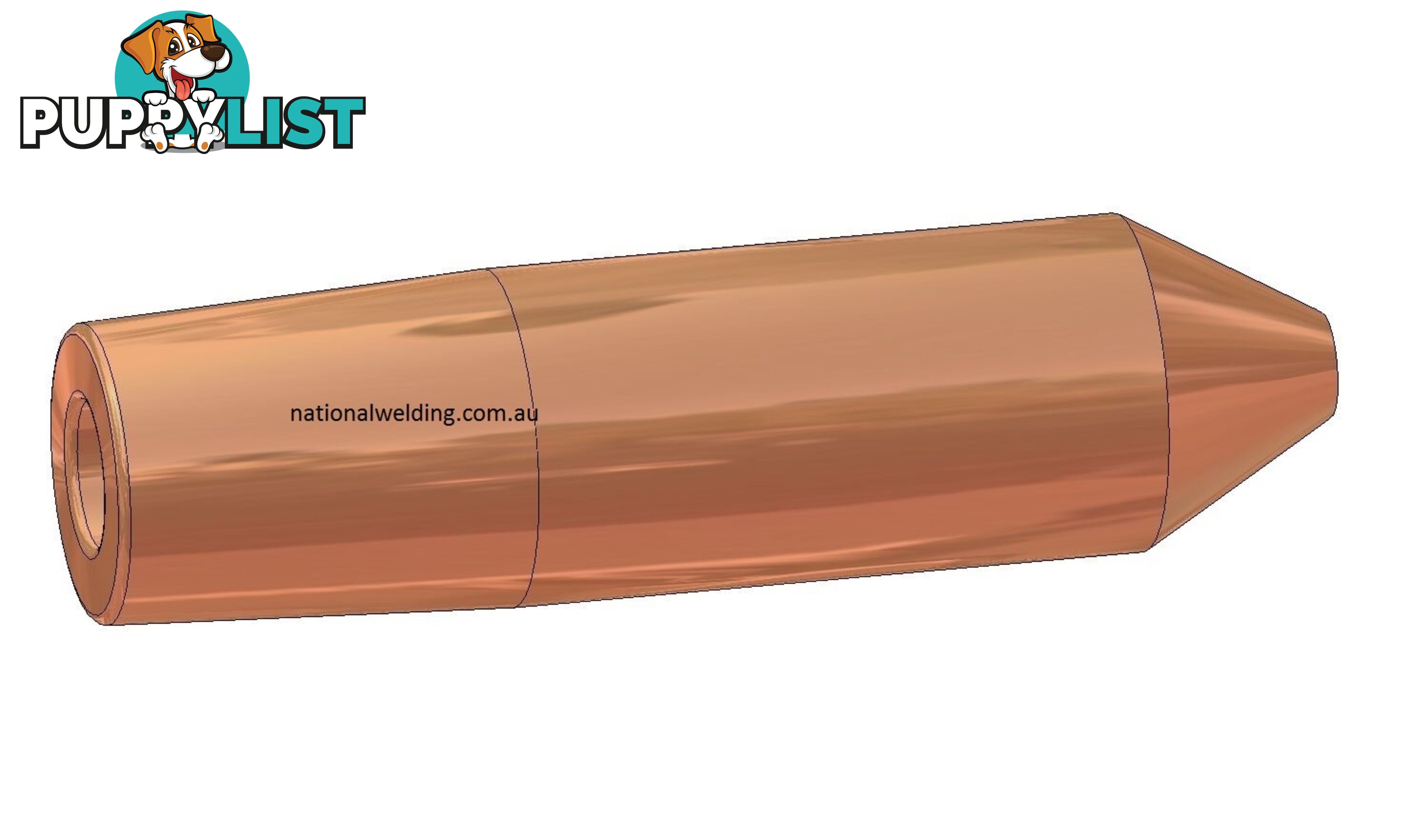 Conical Spot Tip (Tapered) Spot Welder Electrode 28C71