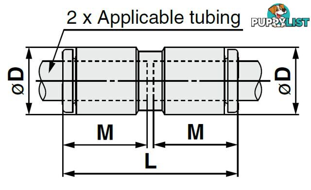 4mm STRAIGHTS KQ2H04-00A1 Union