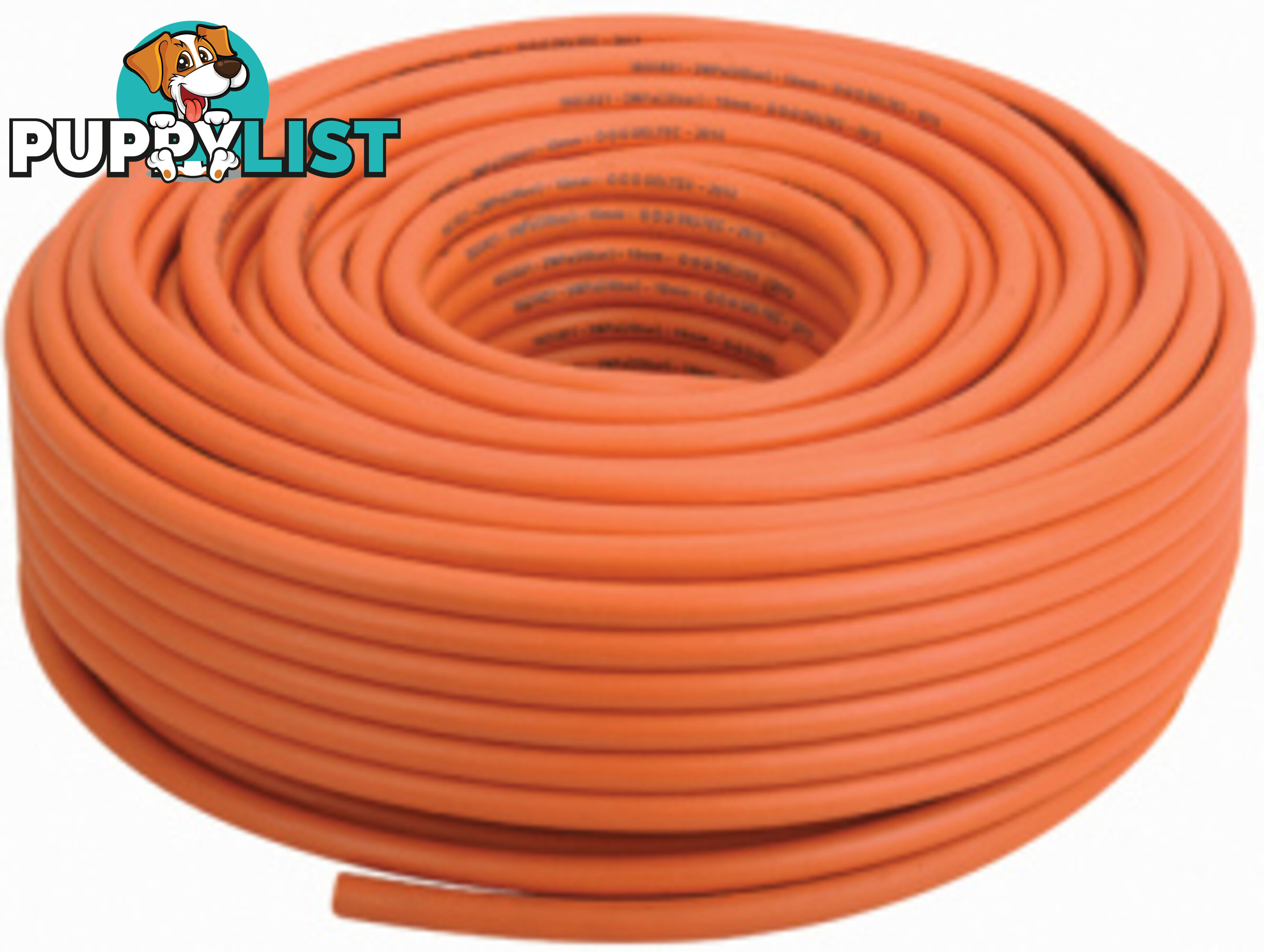 LPG Orange Single Hose 5mm 1 Metre 400165