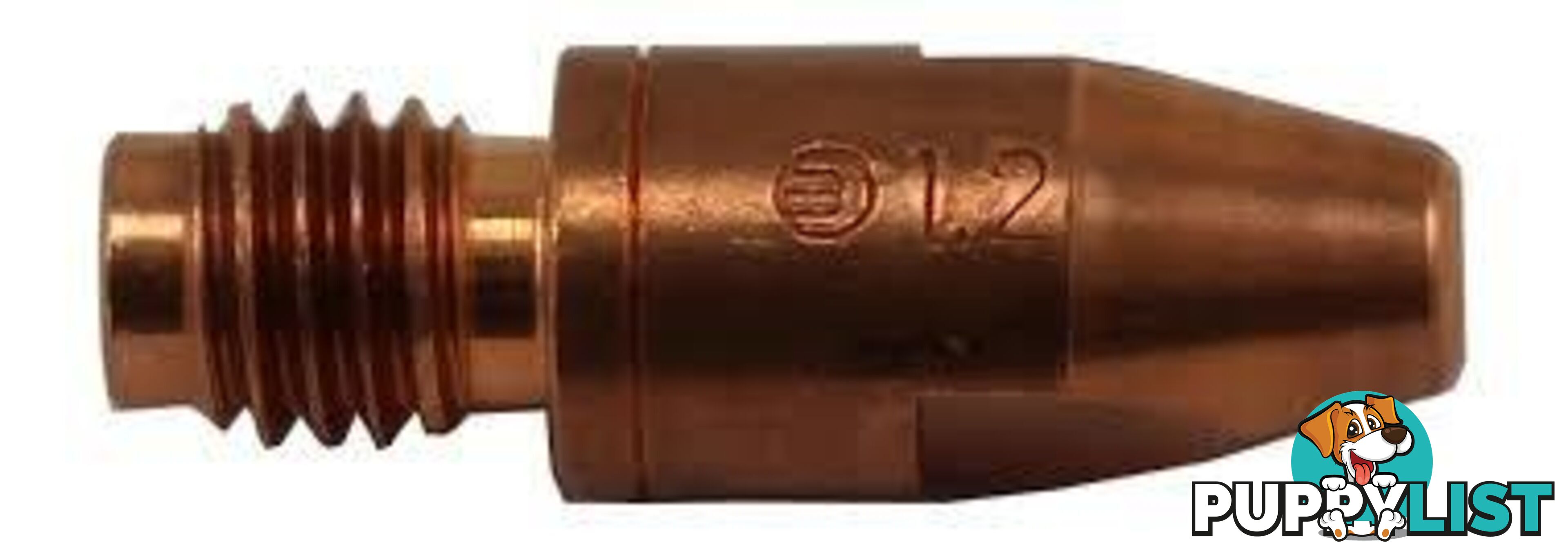 1.0mm Aluminium M8 10mm 30mm Binzel contact tip Pk:10 P141.0008