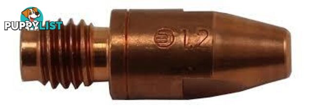 1.0mm Aluminium M8 10mm 30mm Binzel contact tip Pk:10 P141.0008