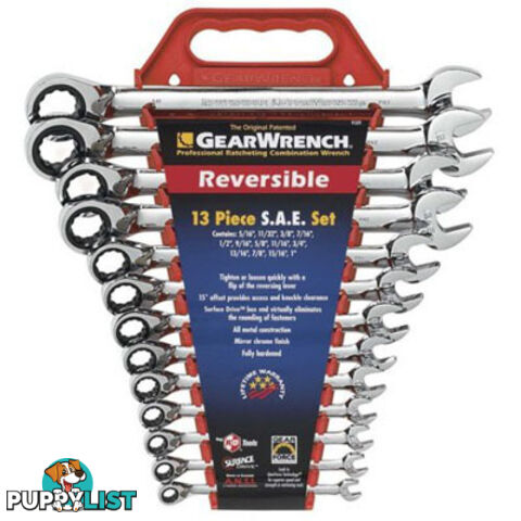 GEARWRENCH 13pc Rev Ratchet Set SAE