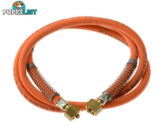 Gas Stop Hose Set Complete Length Inlet / Outlet 22x1.5mm LH FM