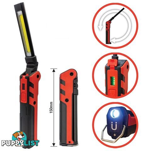 270Â° Foldable Work Light 5w Cob Led Champion CFWL-360R