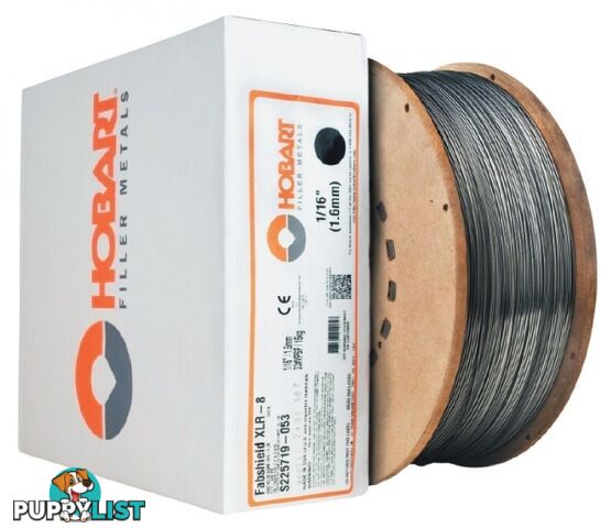 Low Hydrogen T-8 FabsheildXLR-8 2.0mm 15Kg Flux-Cored Gasless Wire Hobart S225725-053