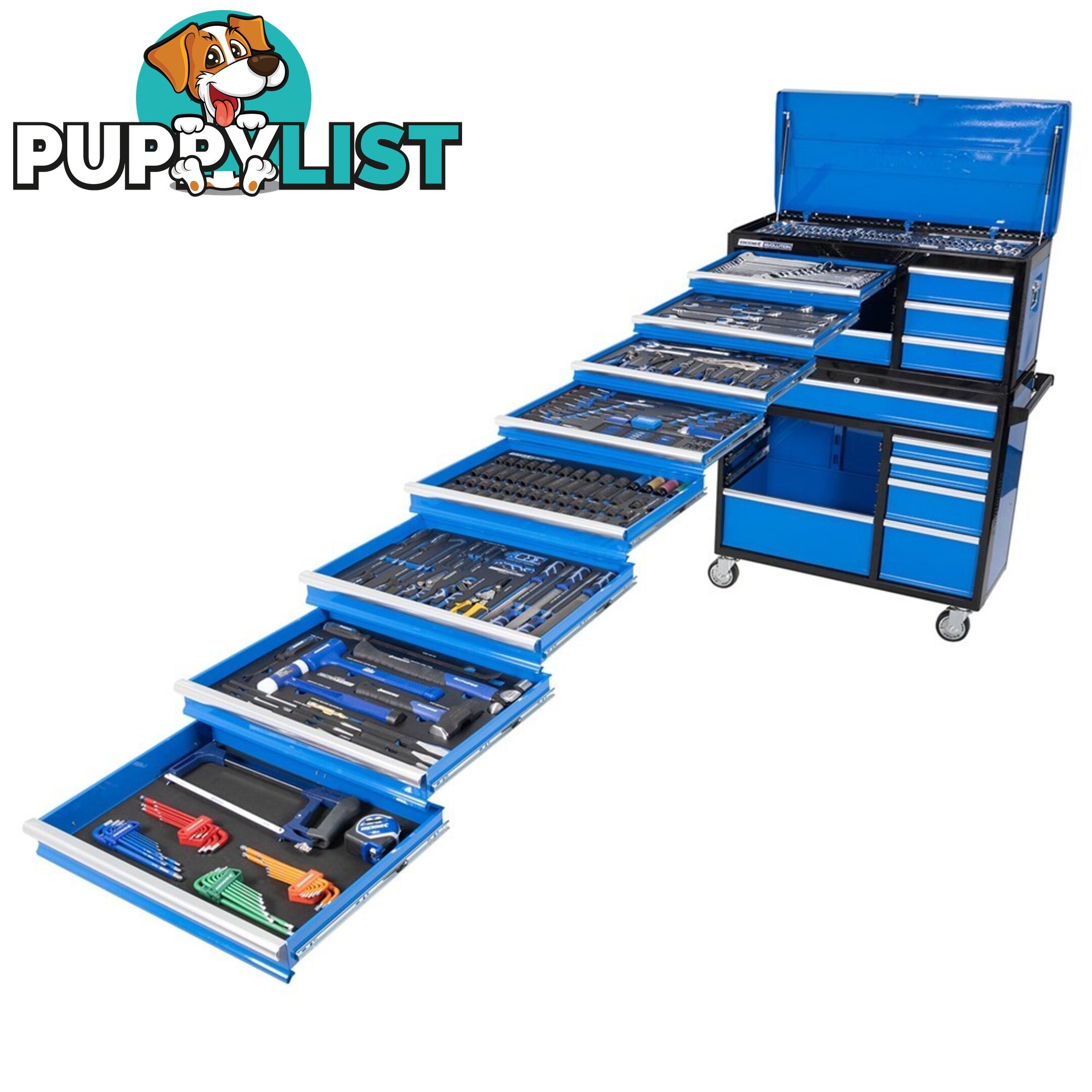 399 Piece 18 Drawer Evolution Extra Wide Workshop Kincrome P1726