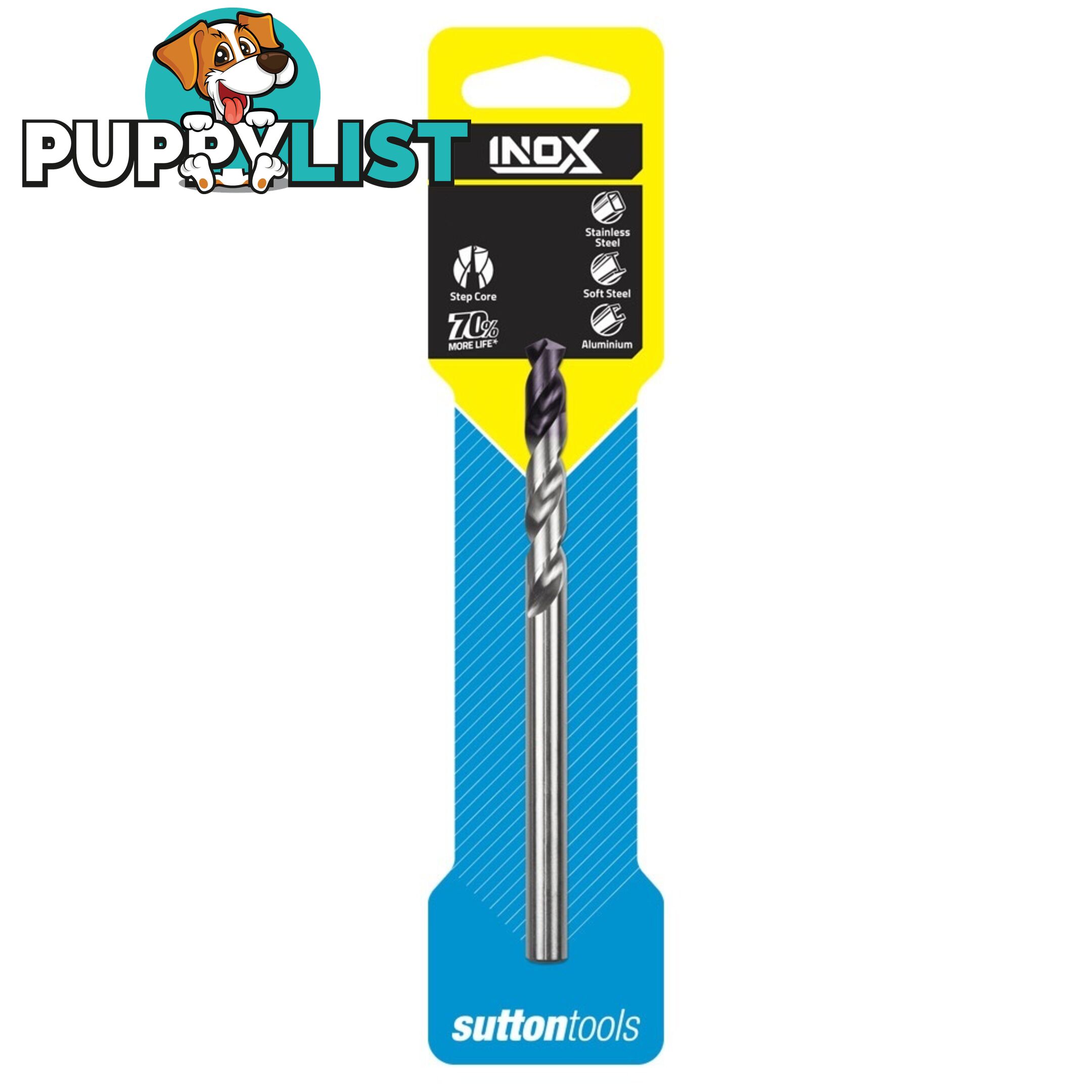 D1850300 DRILL D185 3.0 mm JOBBER INOX TiAIN Tip DIN338 HSS Carded