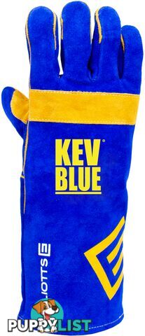 The KEVLARÂ® BLUEâ¢ Welding Glove Elliotts 300RKB