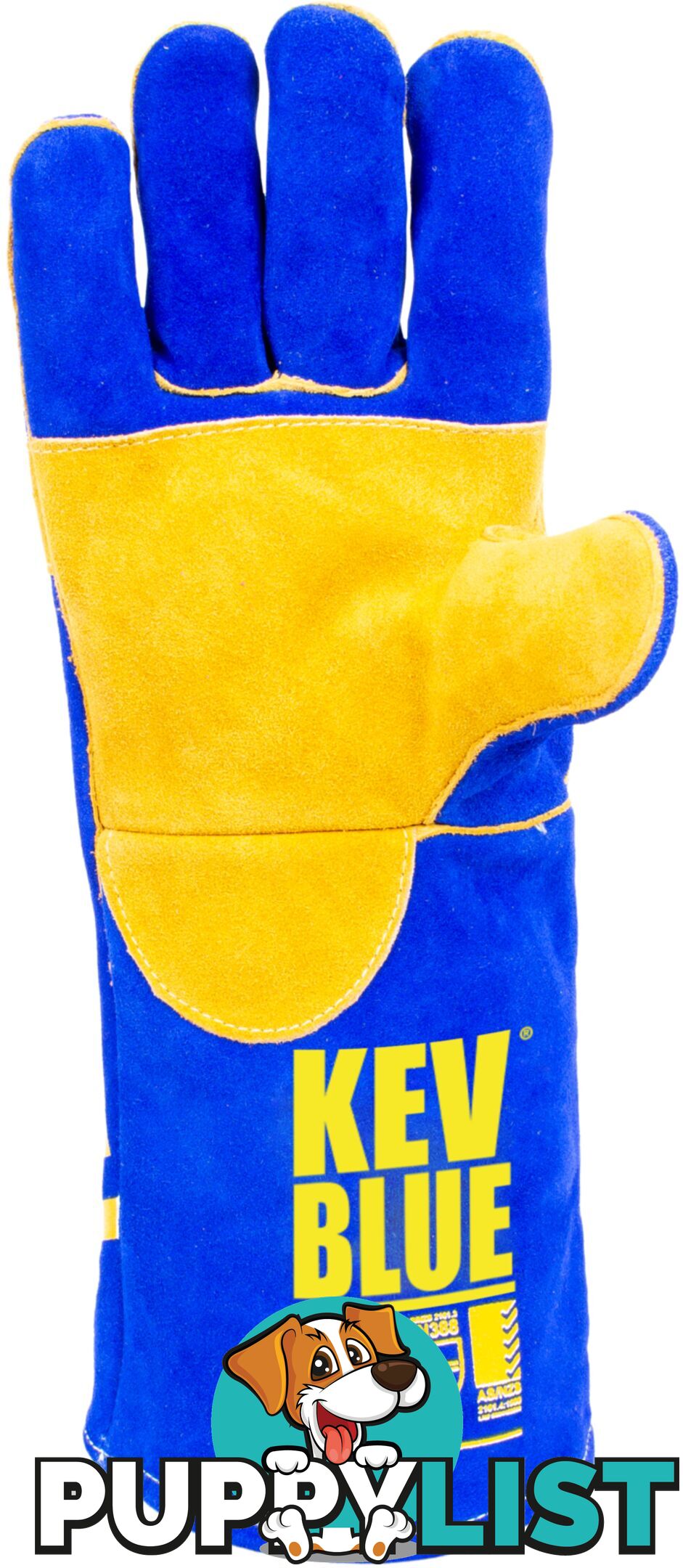 The KEVLARÂ® BLUEâ¢ Welding Glove Elliotts 300RKB