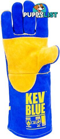 The KEVLARÂ® BLUEâ¢ Welding Glove Elliotts 300RKB