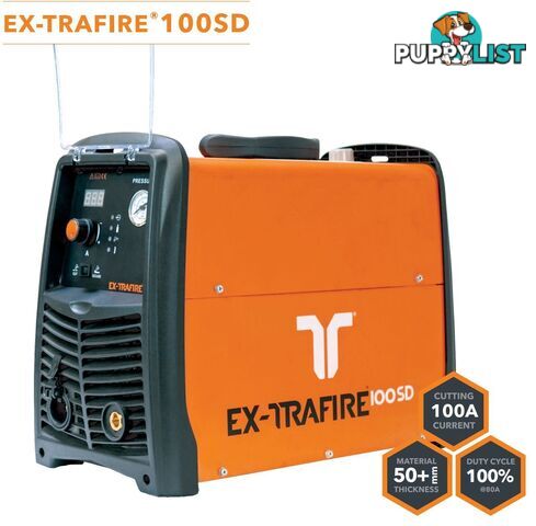 Plasma Cutter 100SD With 8 Metres Hand Torch Ex-Trafire100SD