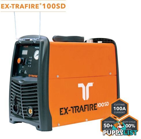 Plasma Cutter 100SD With 8 Metres Hand Torch Ex-Trafire100SD