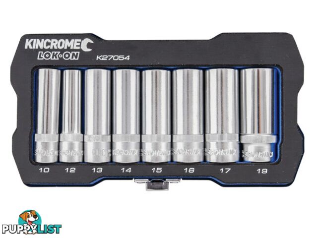 3/8 Drive Socket Set 8 Piece Deep Metric Kincrome K27054