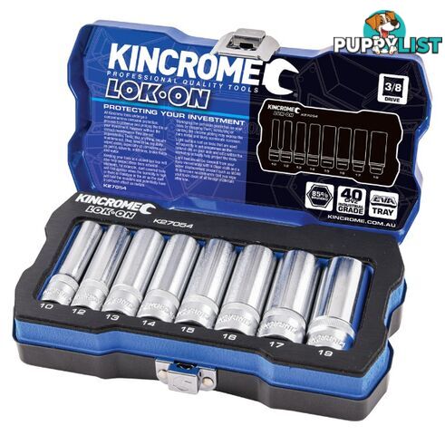 3/8 Drive Socket Set 8 Piece Deep Metric Kincrome K27054