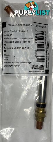 Binzel Swan Neck 50Â° EVO Pro MB36 014.0518.1