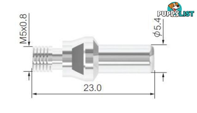 Electrodes To Suit Surecut P40 Torch WIA Pkt : 5 SCP2504