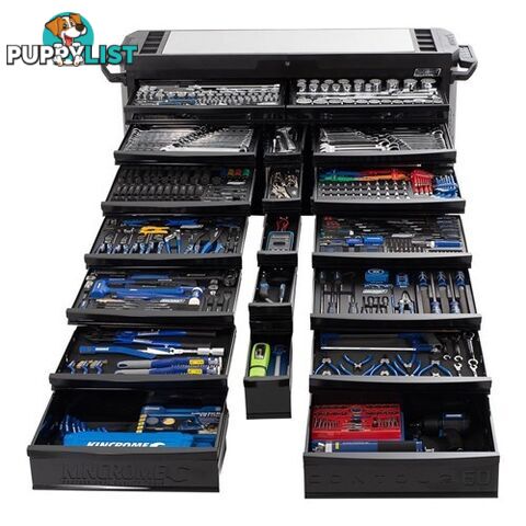 ContourÂ® Super Wide Tool Trolley 20 Drawer Black Series Kincrome K7862