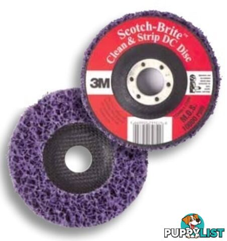 Clean & Strip Scotch-Briteâ¢ 100mm x 16mm Purple 3Mâ¢ AT019439663 Each